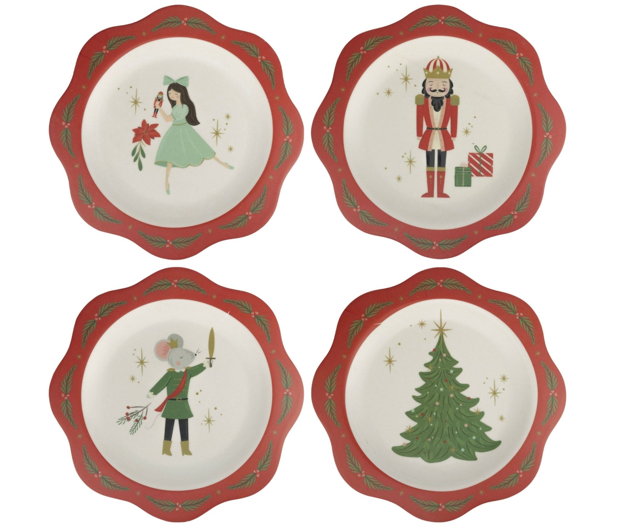 Nutcracker Bamboo Plates - Stesha Party