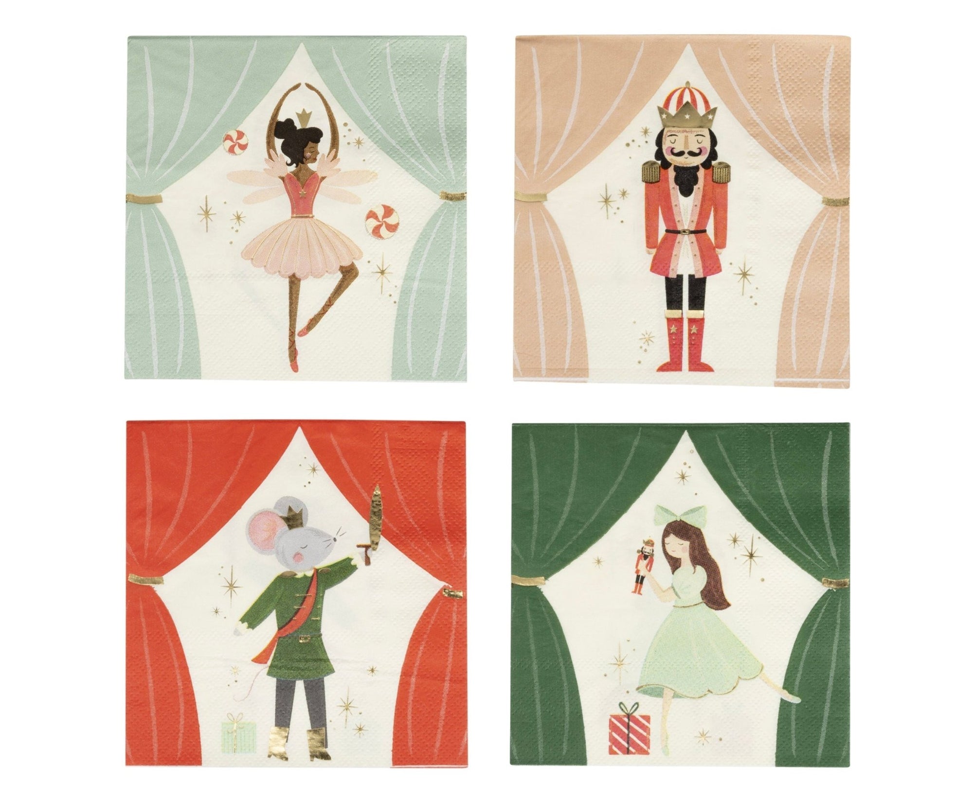 Nutcracker Party Napkins - Stesha Party