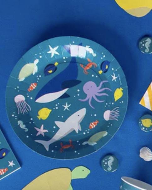 Ocean Party Plates - Stesha Party