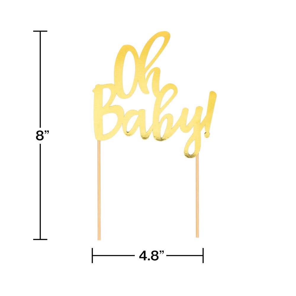 Oh Baby Cake Topper - Stesha Party