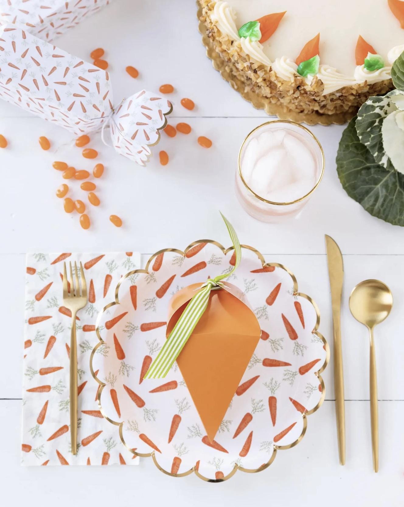 Orange Carrot Treat Boxes 12ct - Stesha Party