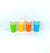 Orange Green Blue Yellow Paper Party Cups - Stesha Party