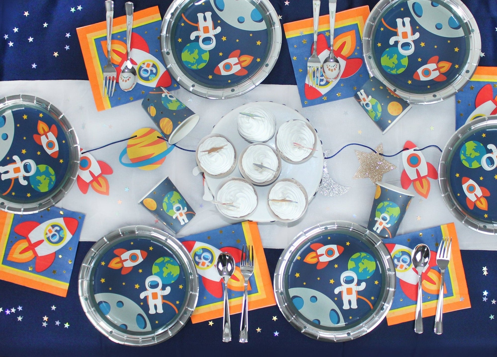 Outer Space Party Plates - Stesha Party