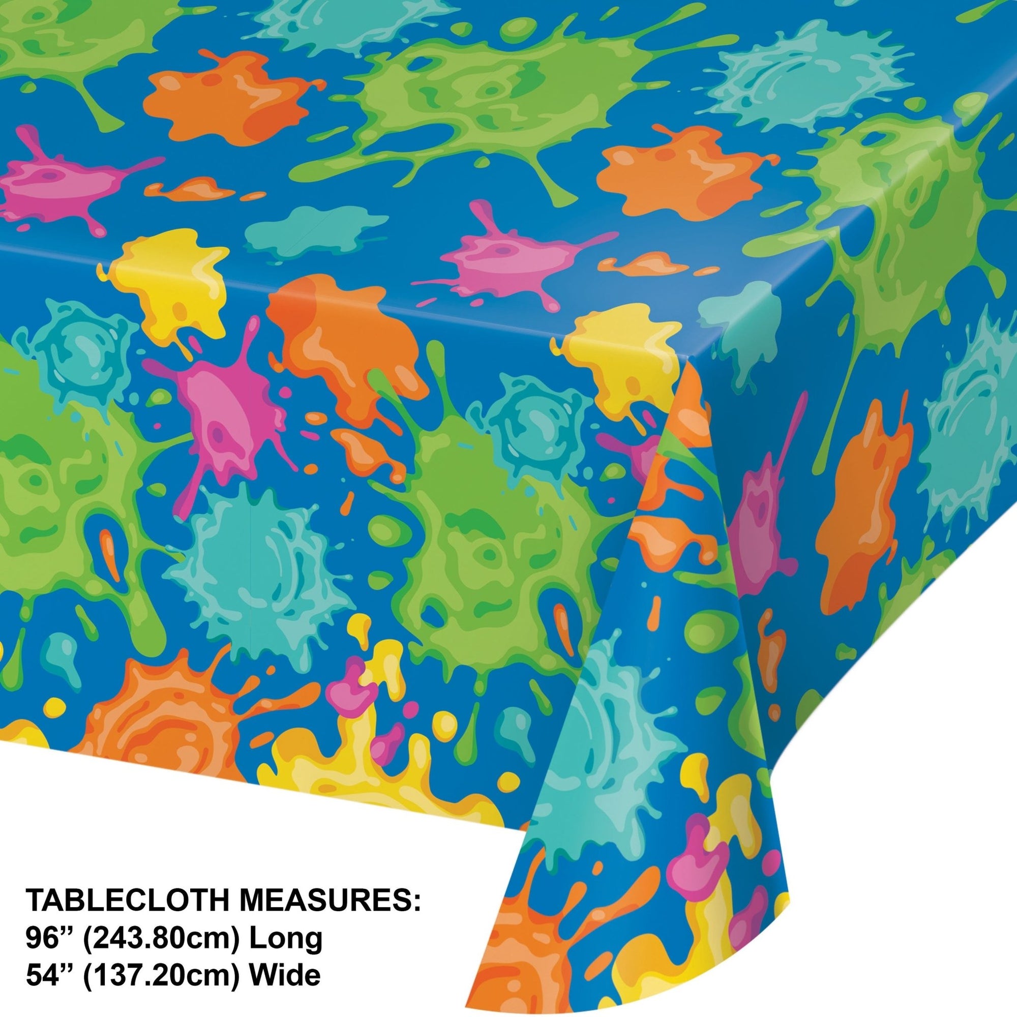 Paint Splatter Tablecloth - Stesha Party