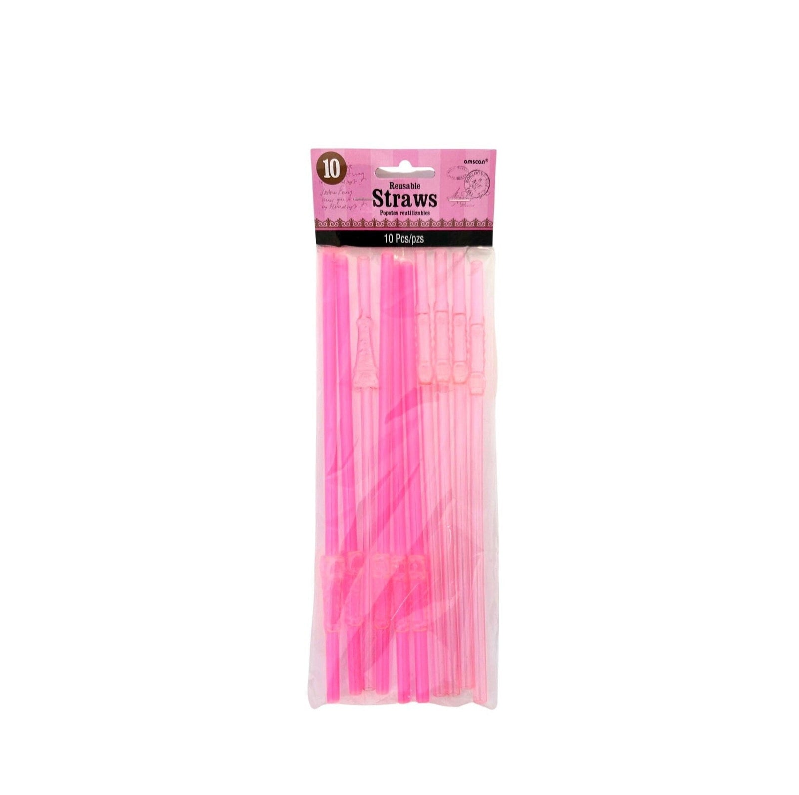 Paris Party Straws - Stesha Party