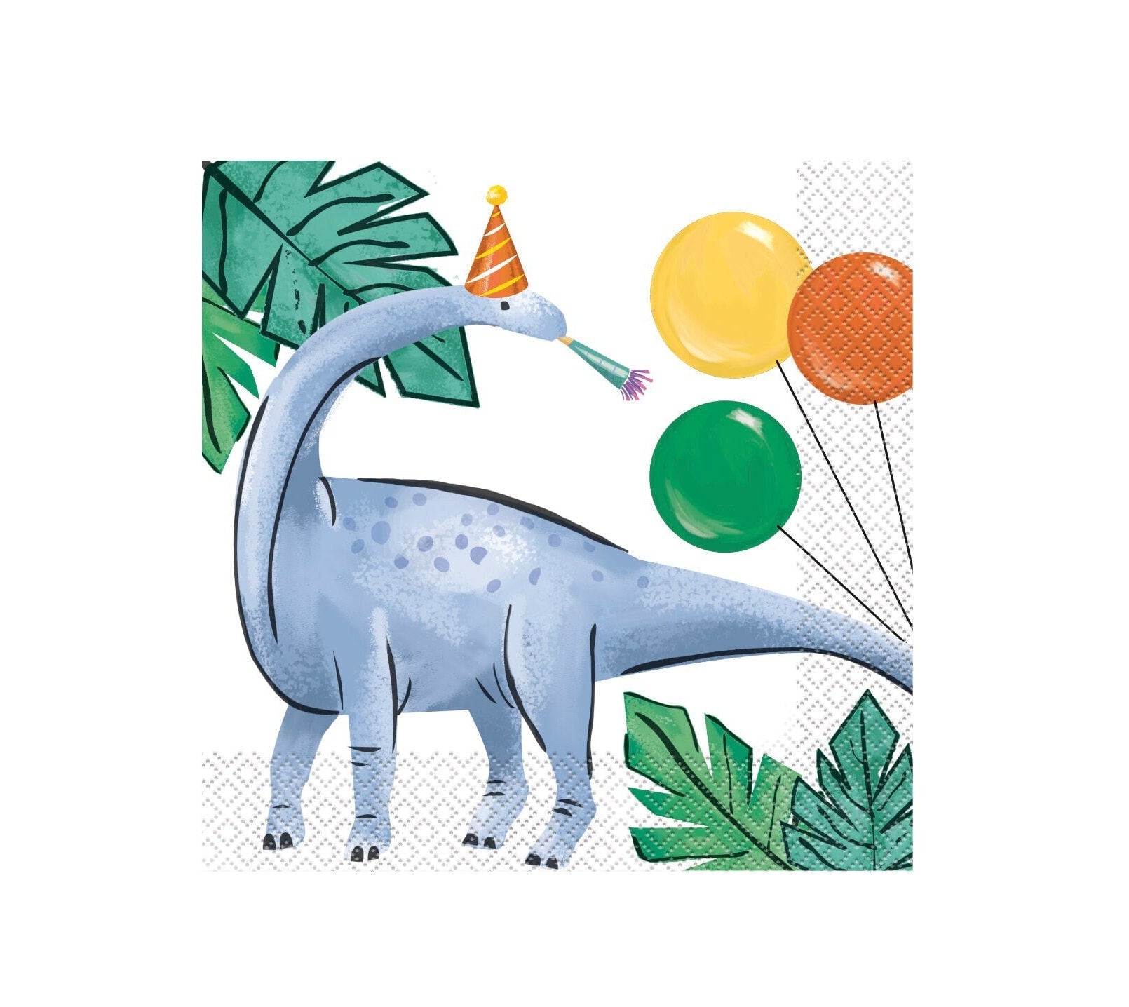 Party Dinosaur Birthday Napkins - Stesha Party