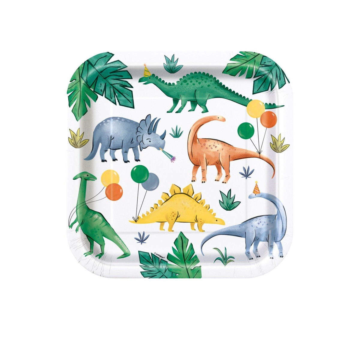 Party Dinosaur Birthday Plates - Stesha Party