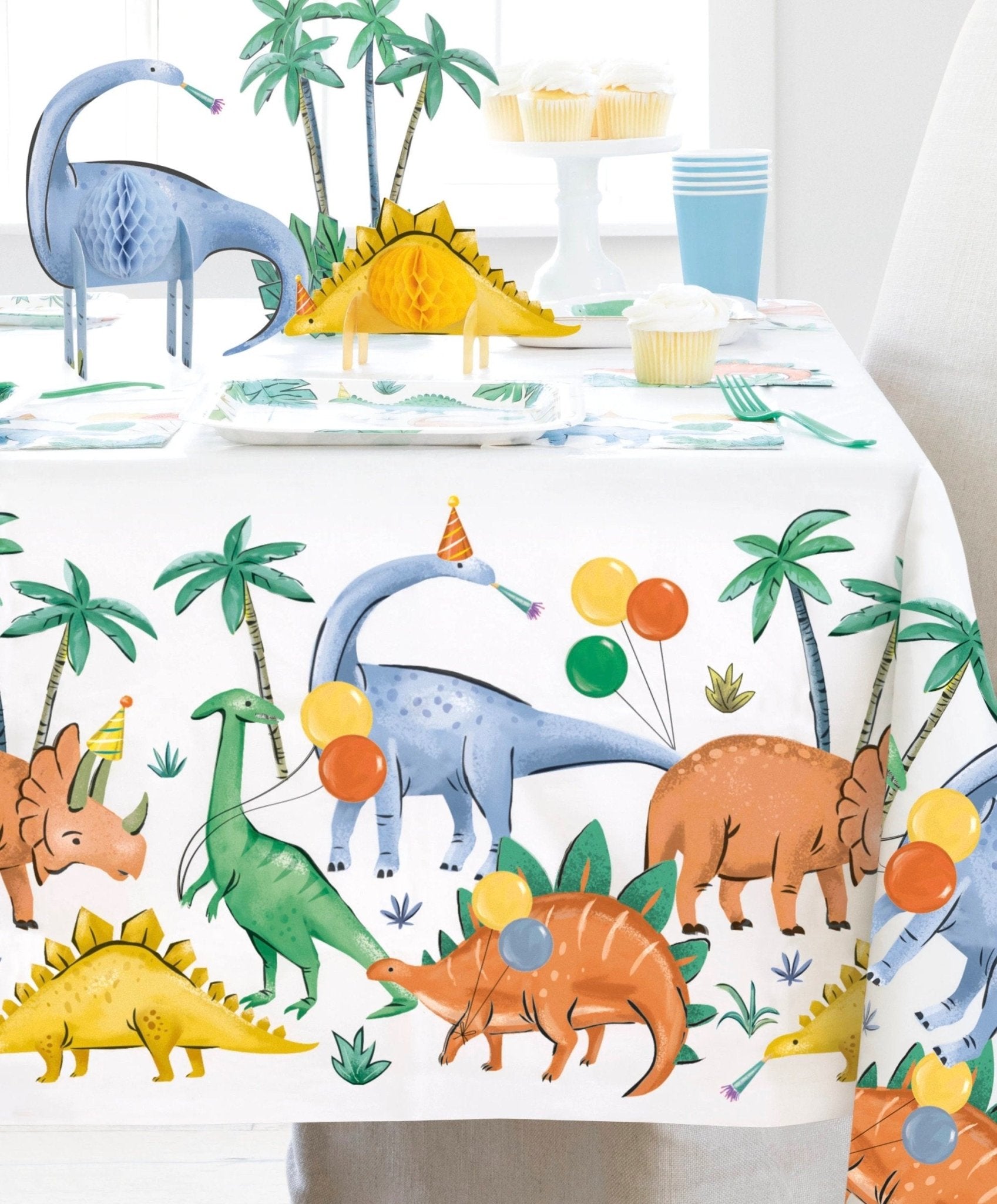 Party Dinosaur Birthday Plates - Stesha Party