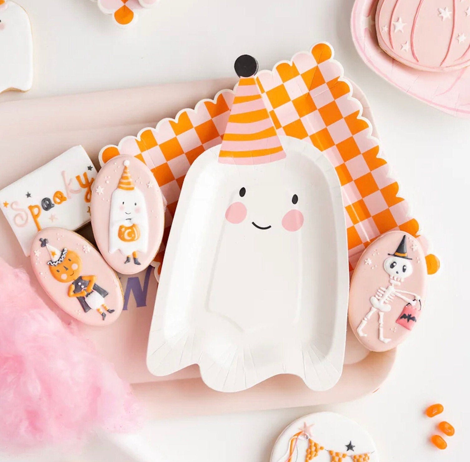 Party Ghost Plates - Stesha Party