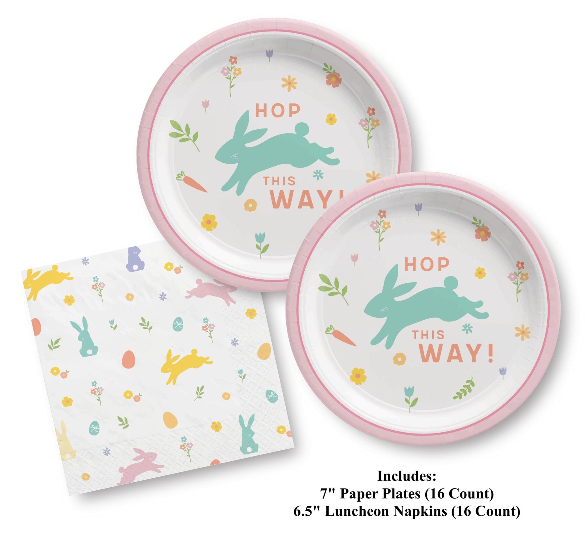 Pastel Easter Bunny Party Supplies - Stesha Party