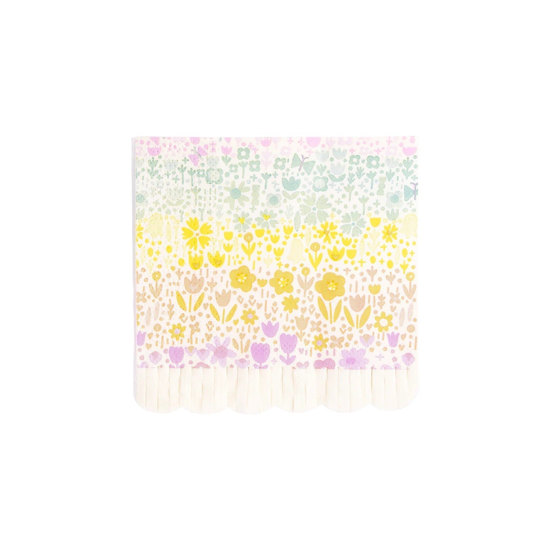 Pastel Floral Napkins - Stesha Party