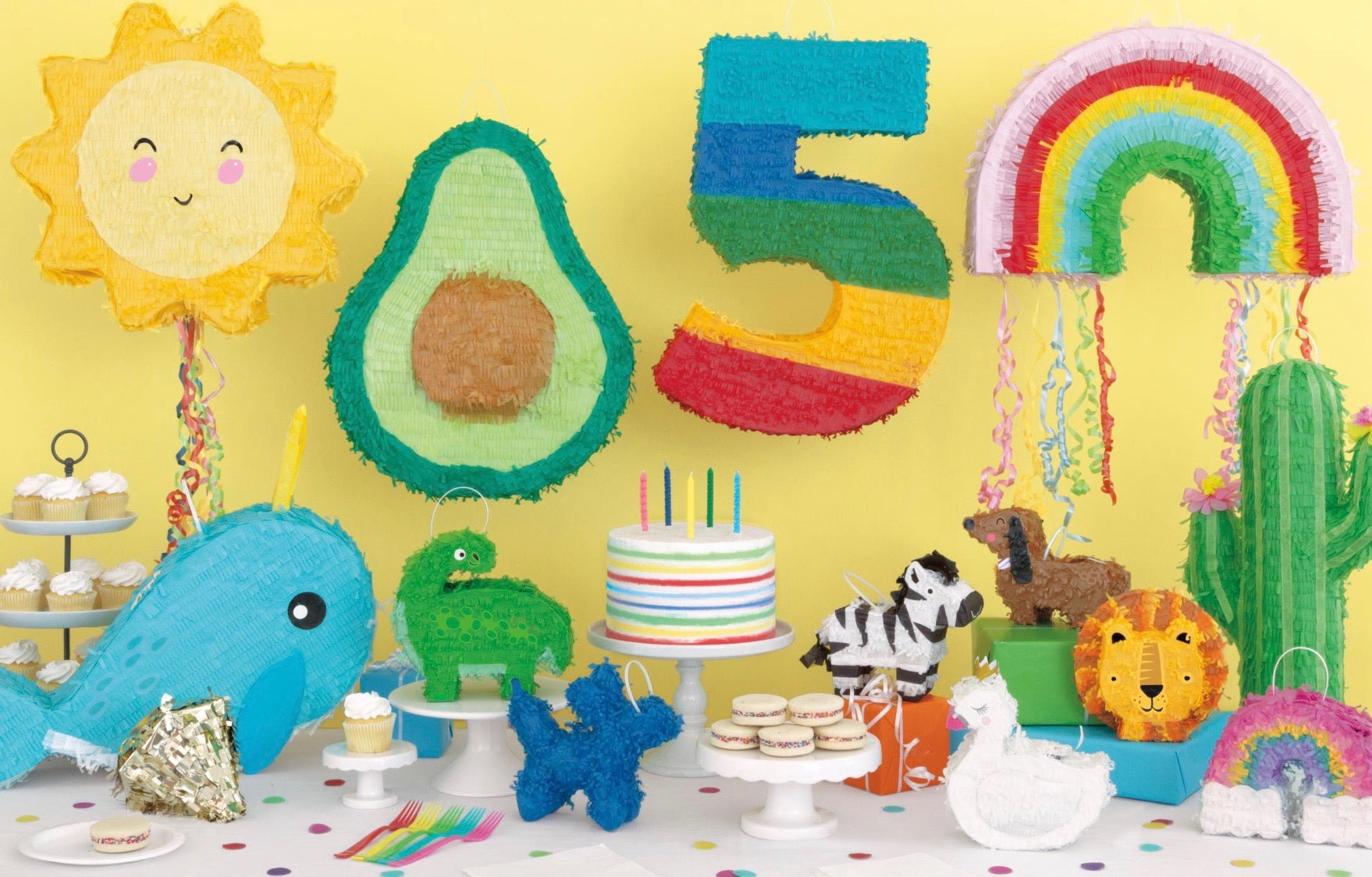 Pastel Mini Rainbow Piñata - Stesha Party