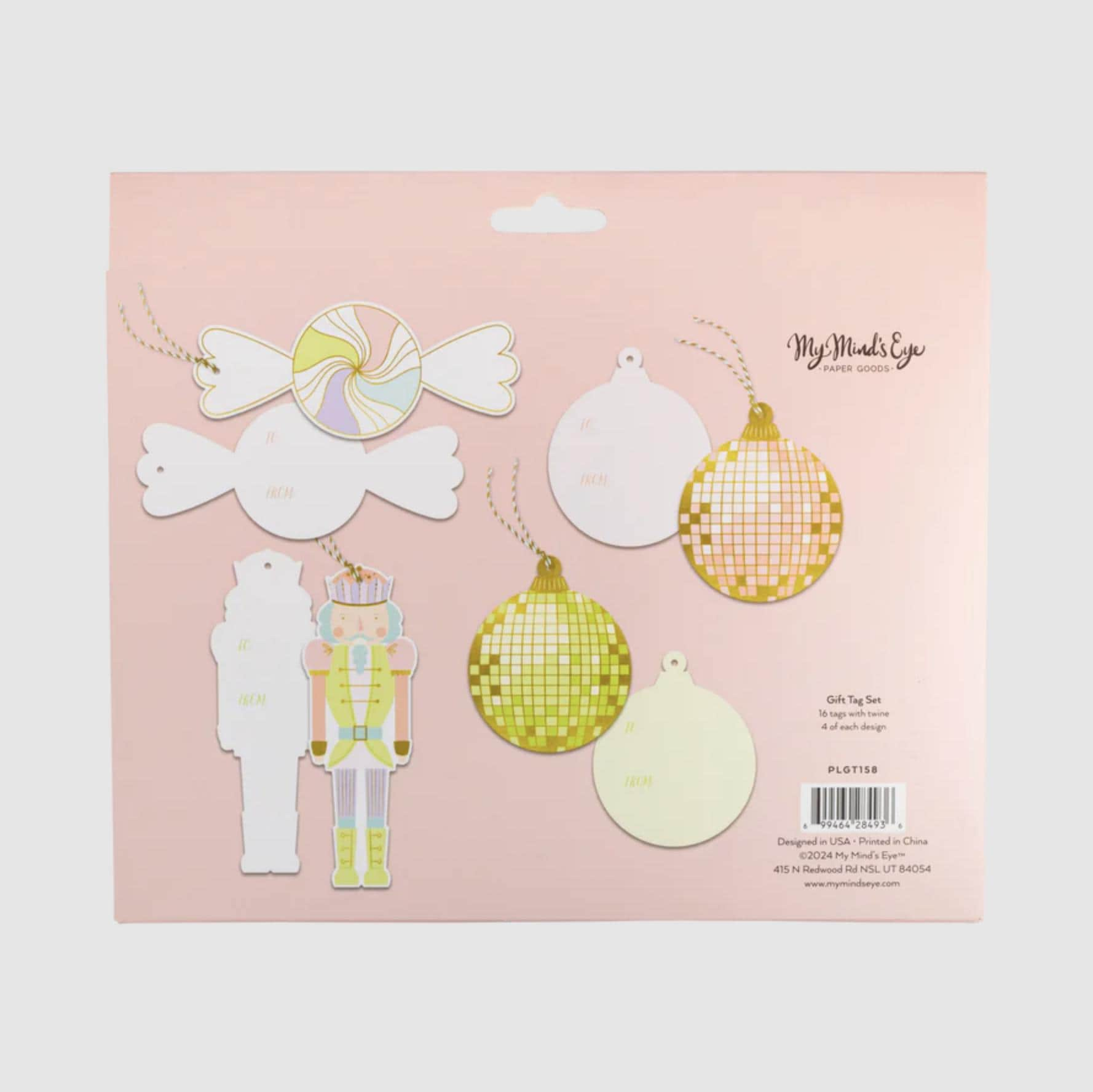 Pastel Nutcracker Gift Tag Set - Stesha Party