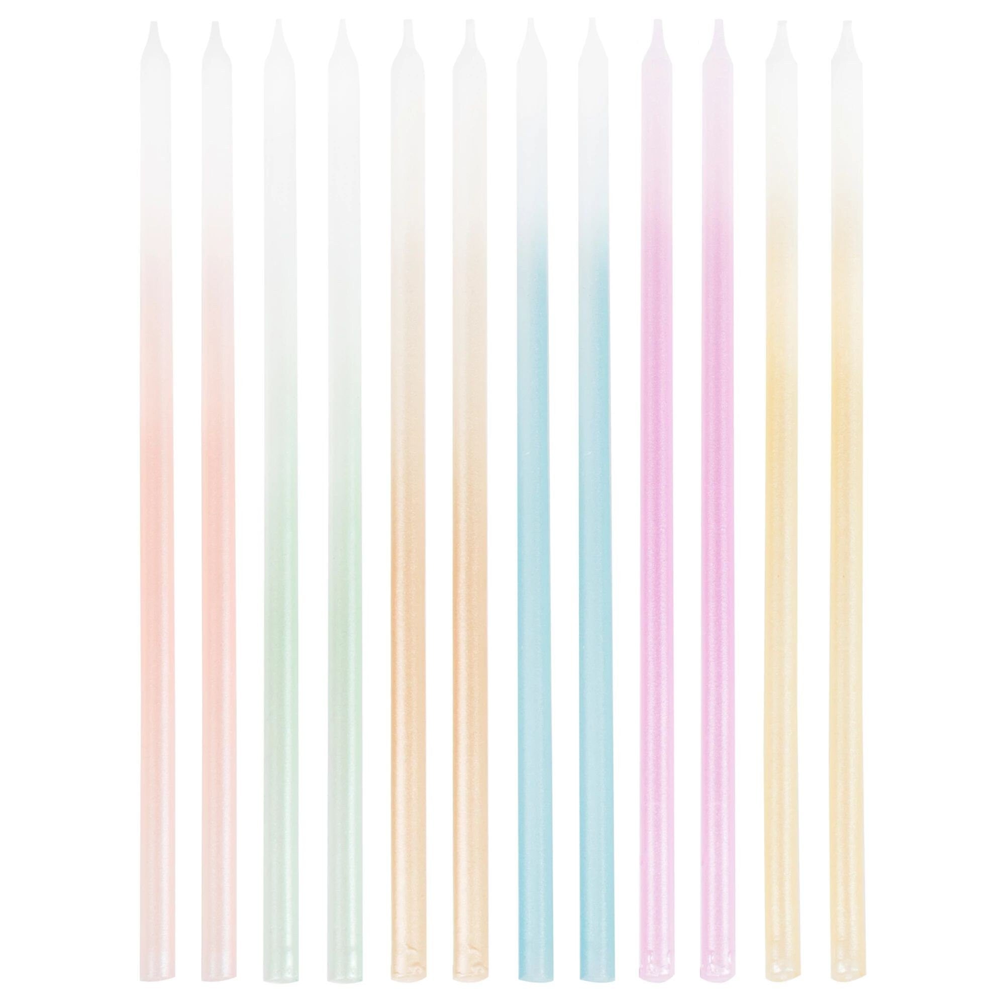 Pastel Party Candles - Stesha Party