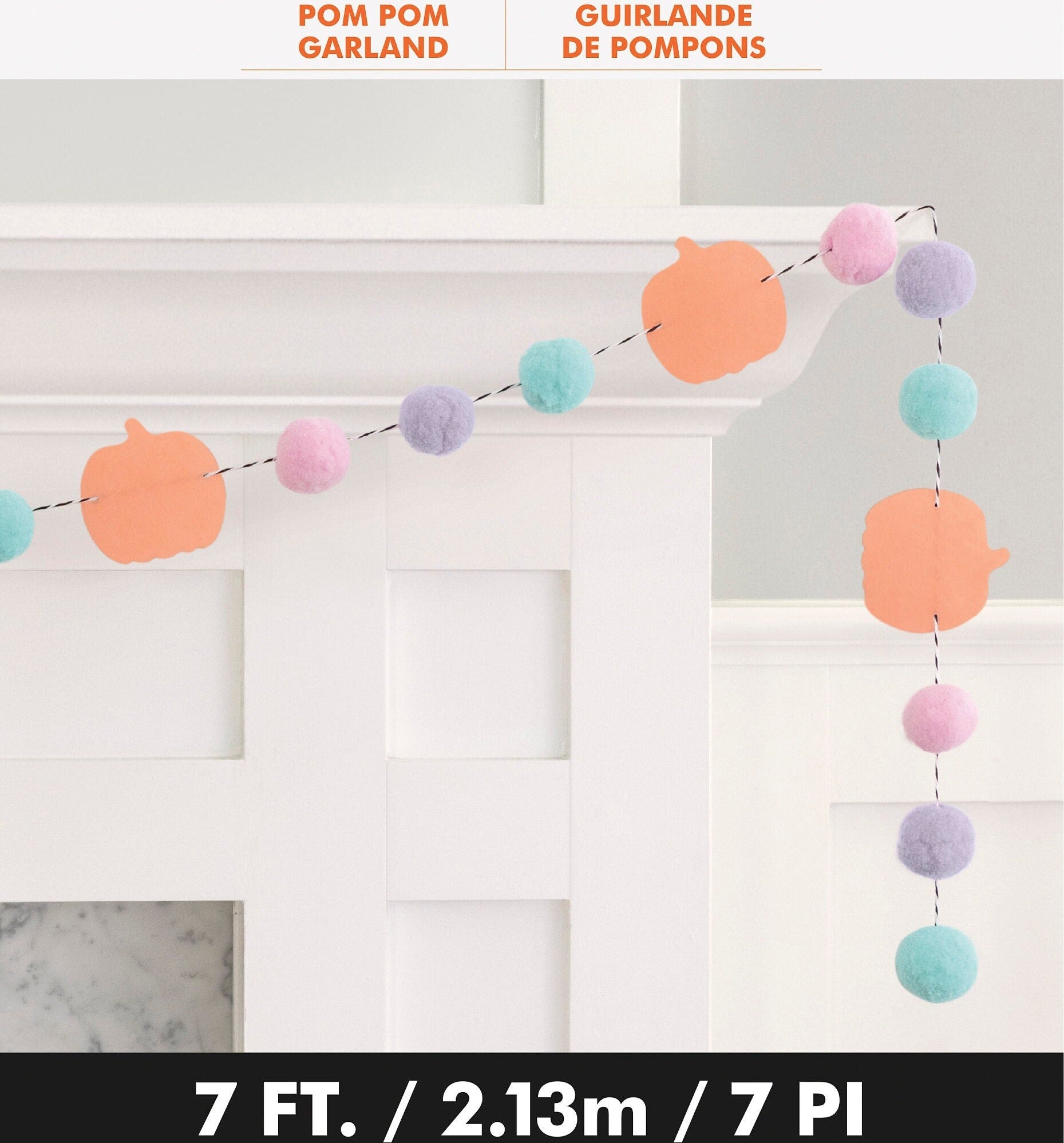 Pastel Pumpkin Party Garland - Stesha Party