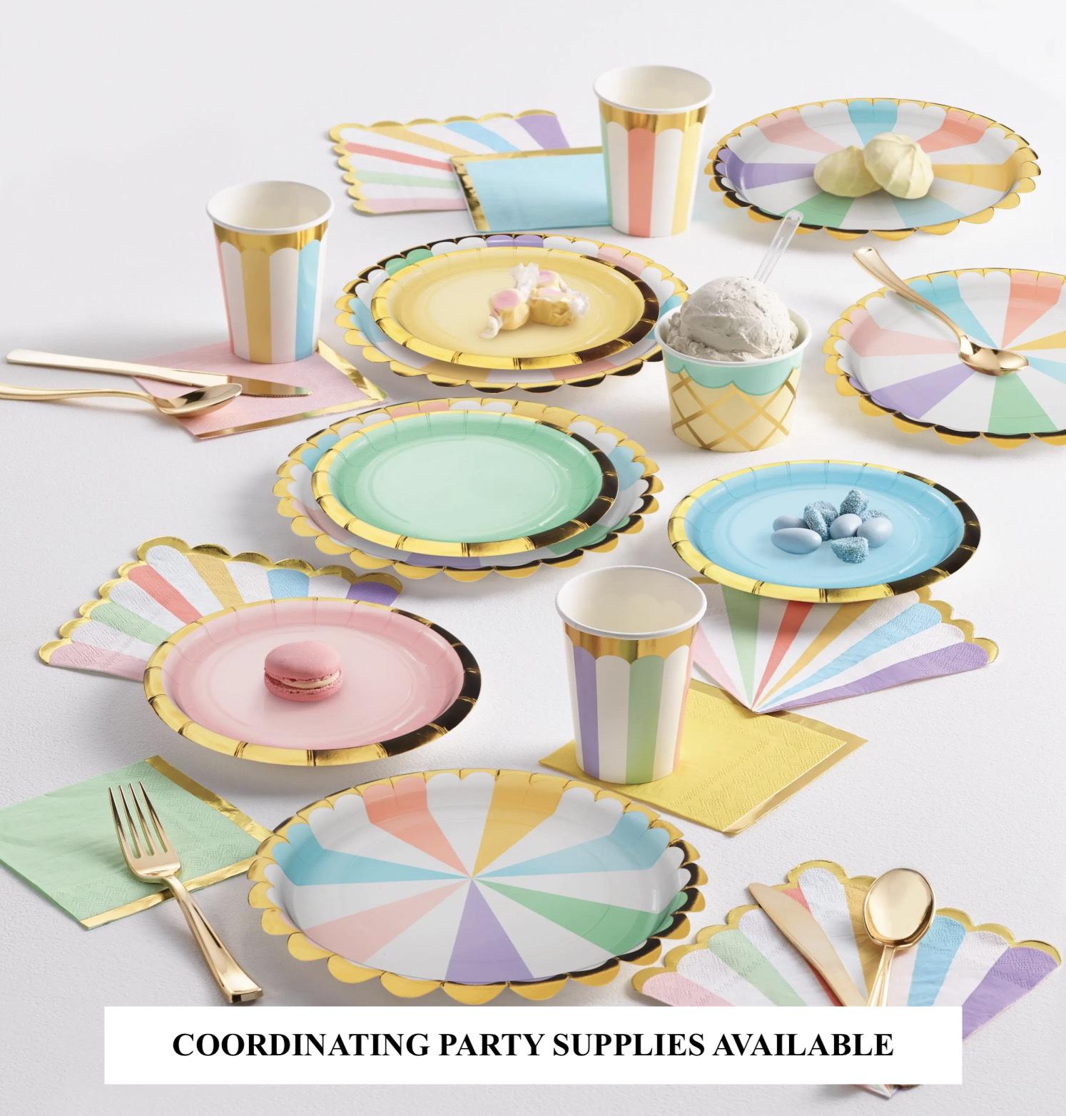 Pastel Rainbow Tablecloth - Stesha Party