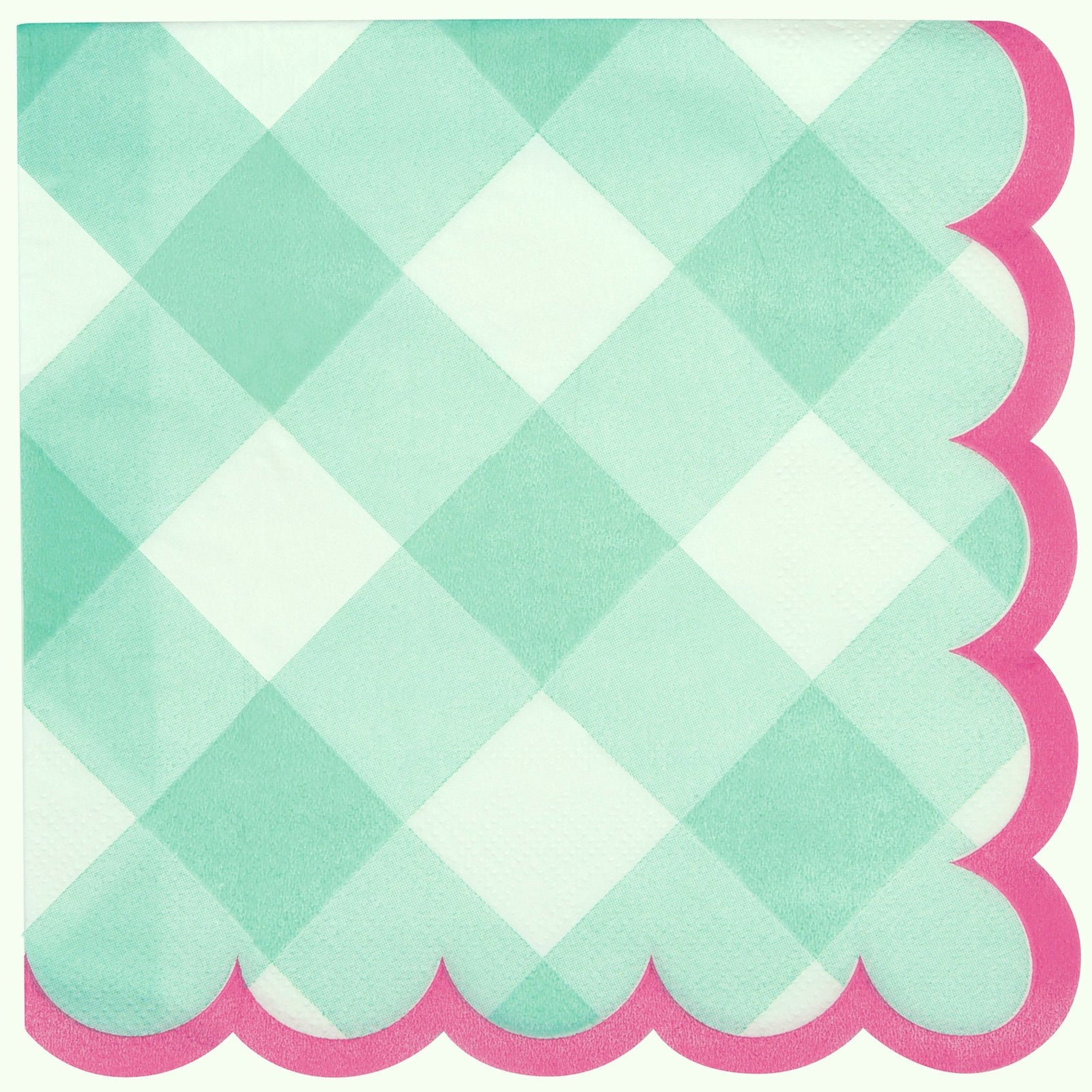 Pastel Spring Gingham Napkins - Stesha Party