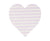 Pastel Striped Heart Napkins - Stesha Party