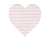 Pastel Striped Heart Napkins - Stesha Party