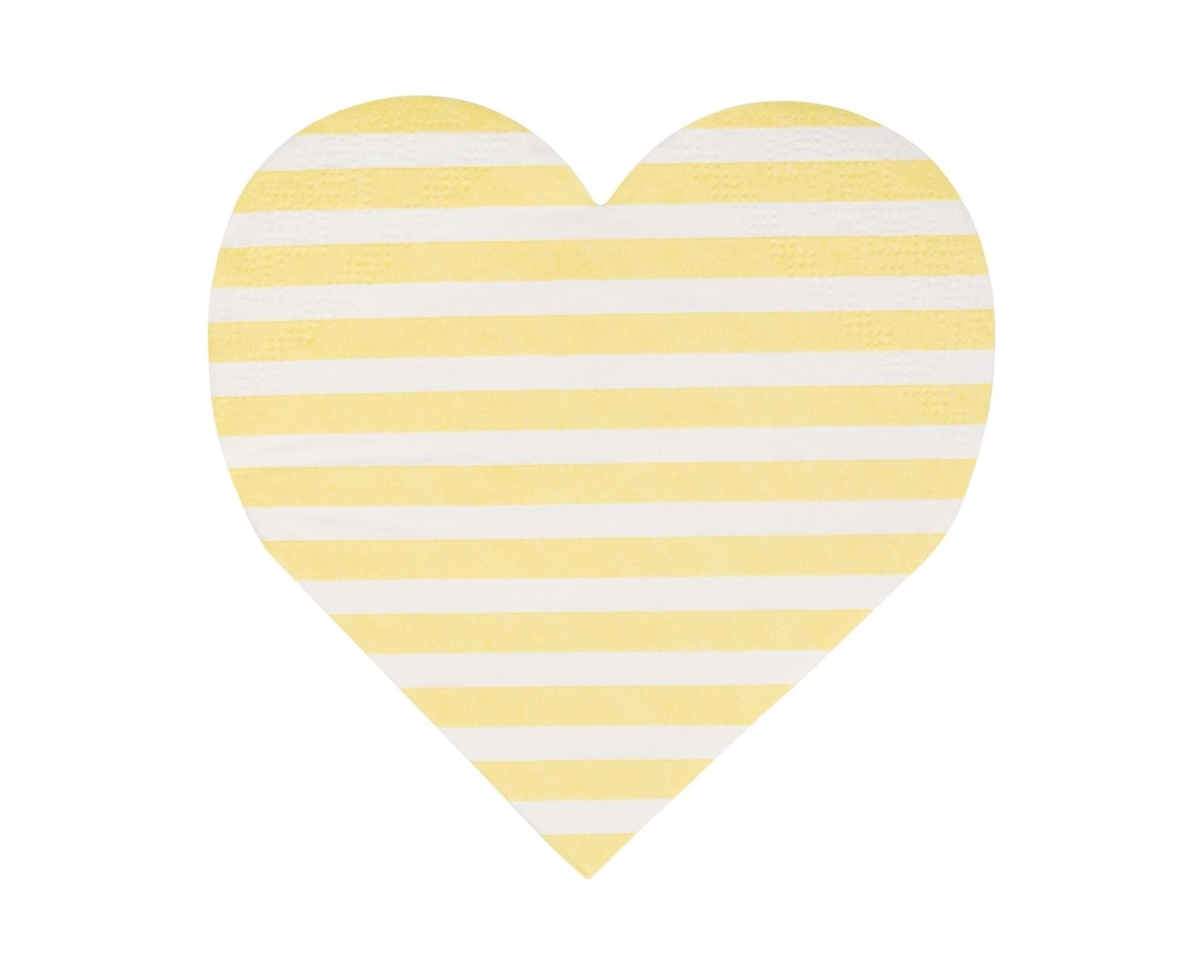 Pastel Striped Heart Napkins - Stesha Party