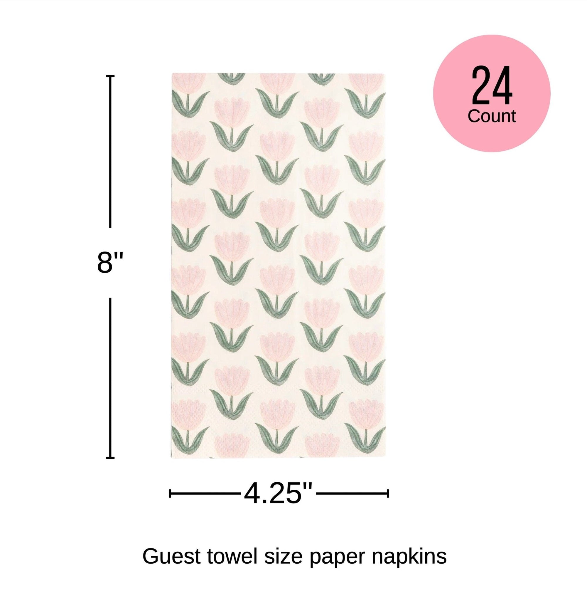 Pastel Tulip Napkins - Stesha Party