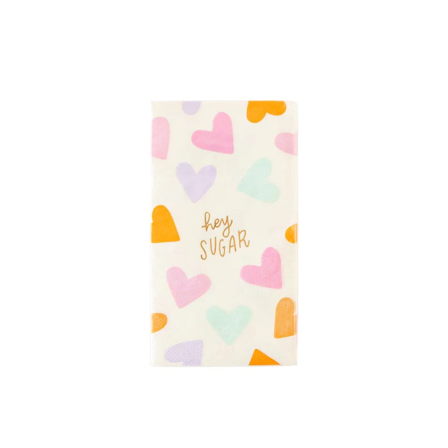 Pastel Valentines Day Party Napkins - Stesha Party