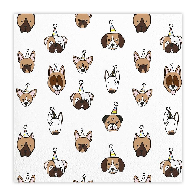 Pawsome Dog Party Napkins - Stesha Party