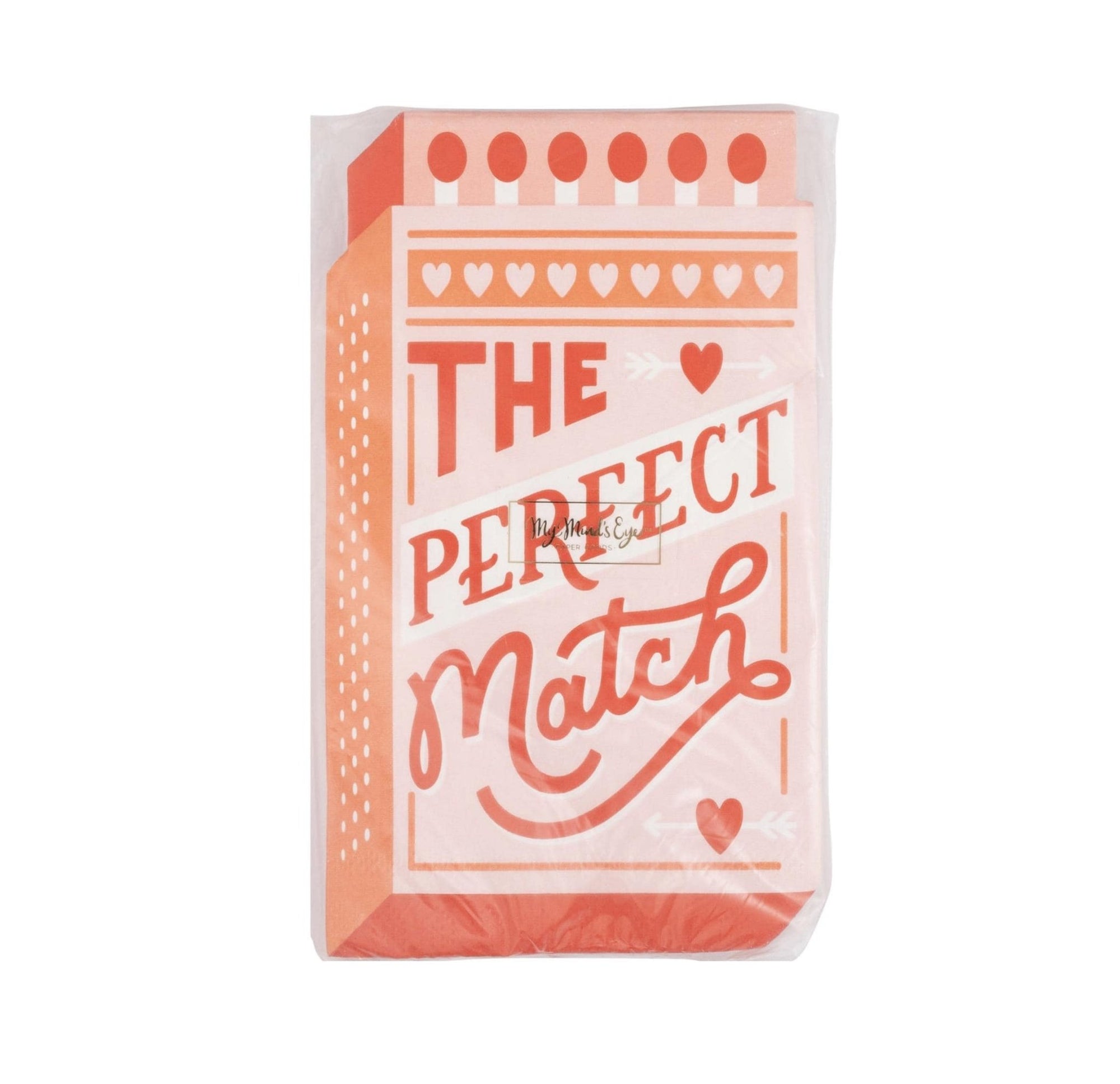 Perfect Match Valentine's Party Napkins - Stesha Party