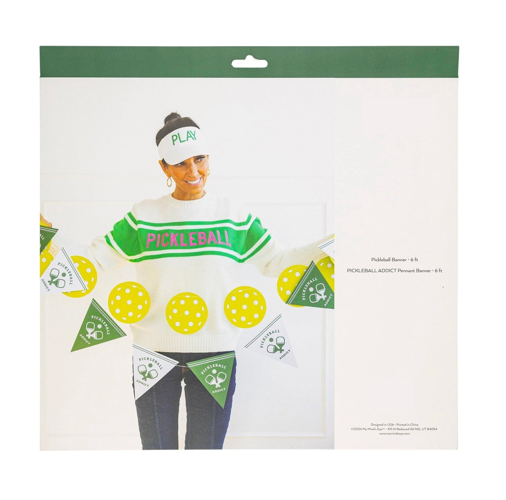 Pickleball Party Banner Set 2ct - Stesha Party