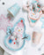 Pink & Blue Snowman Party Plates - Stesha Party