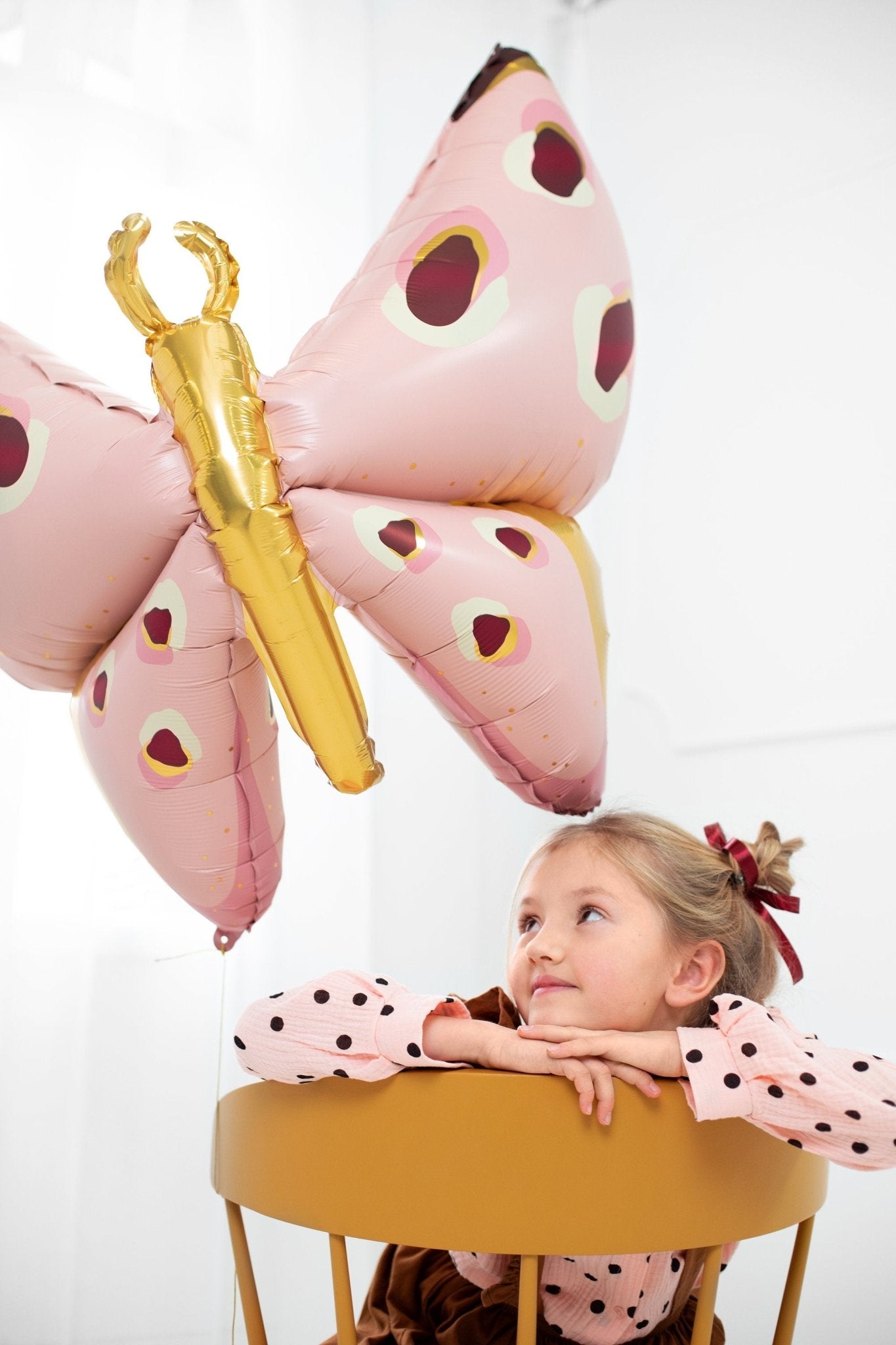 Pink Butterfly Balloon - Stesha Party