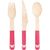 Pink Butterfly Party Cutlery - Stesha Party