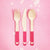 Pink Butterfly Party Cutlery - Stesha Party