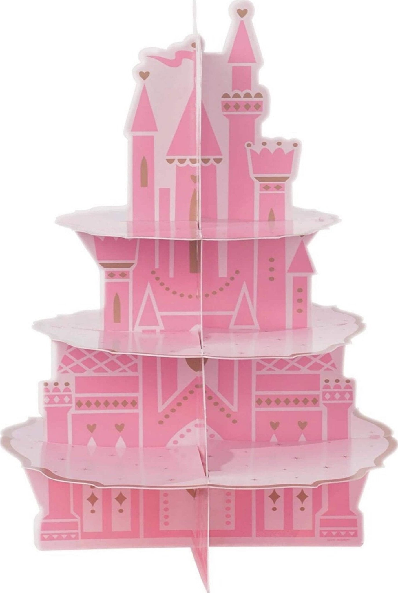 Pink Castle 3 - Tier Cupcake Stand - Stesha Party
