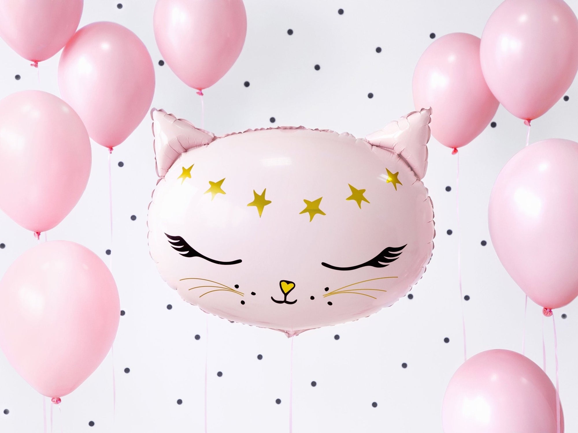 Pink Cat Balloon - Stesha Party