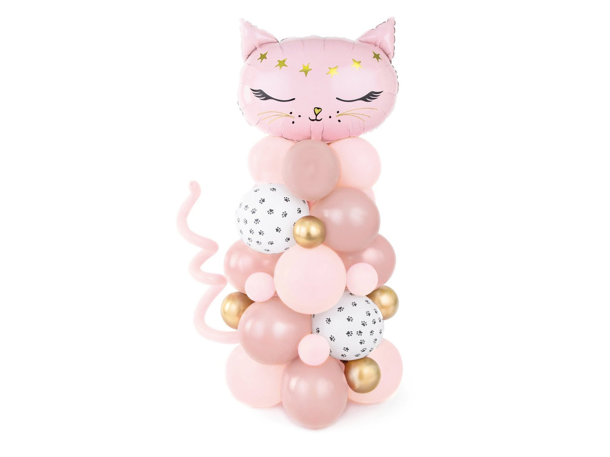 Pink Cat Balloon Bouquet - Stesha Party