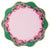 Pink Christmas Plates - Stesha Party