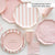 Pink Coquette Bow Party Plates - Stesha Party