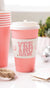 Pink Cowgirl Coffee Cups 16oz - Stesha Party