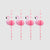 Pink Flamingo Straws 10ct - Stesha Party