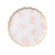Pink Floral Paper Dessert Plates 8ct - Stesha Party