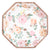 Pink Floral Plates - Stesha Party