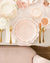Pink Floral Toile Paper Dinner Plates - Stesha Party