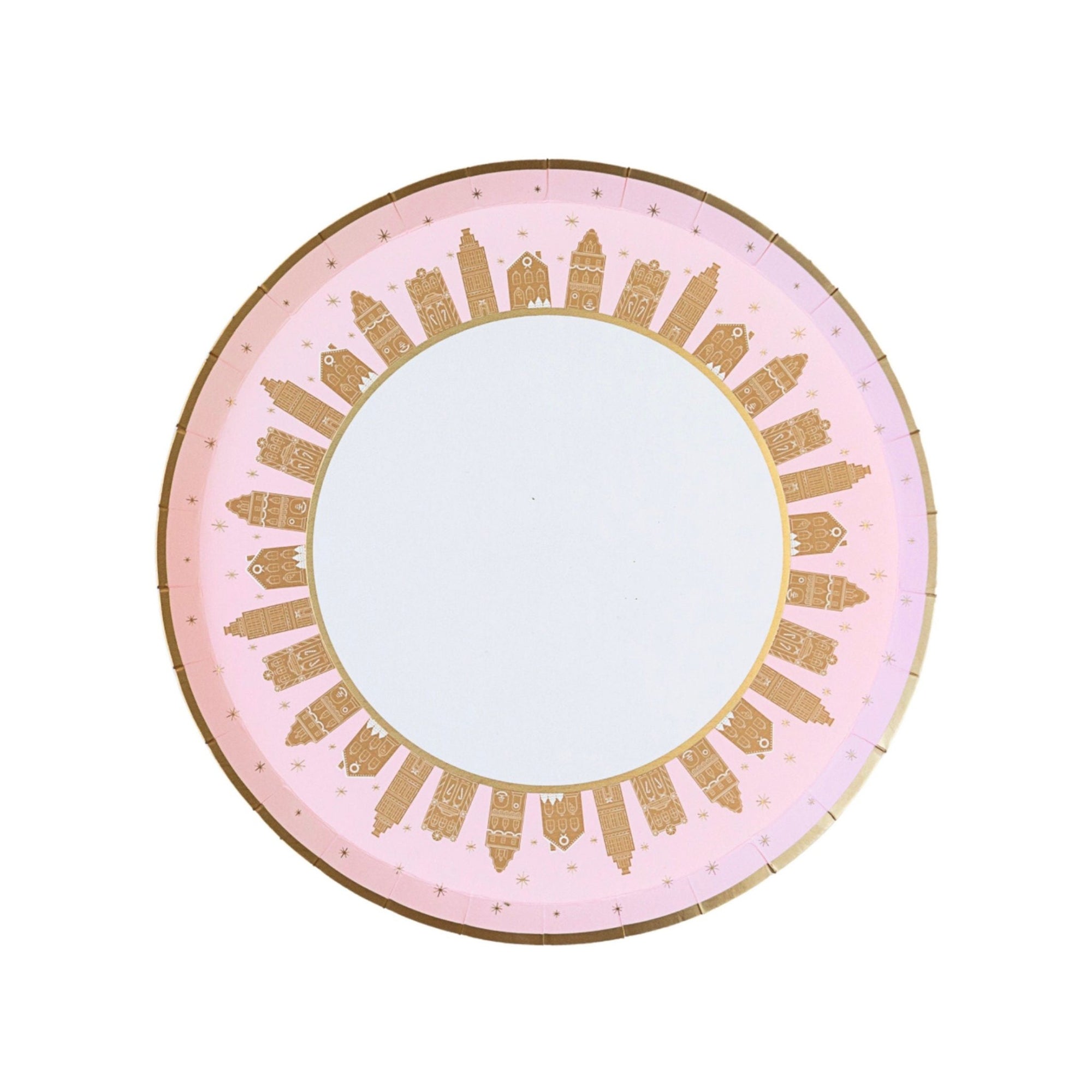 Pink Gingerbread Cake Plates - Stesha Party