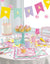 Pink Gingham Plates 8ct - Stesha Party