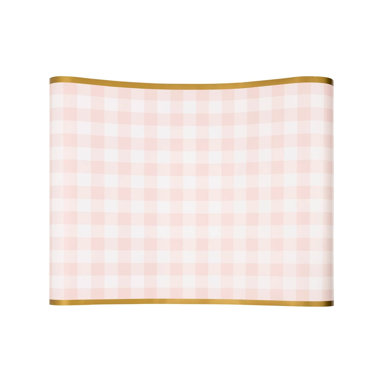 Pink Gingham Table Runner - Stesha Party