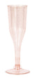 Pink Glitter Plastic Champagne Flutes (4ct) - Stesha Party