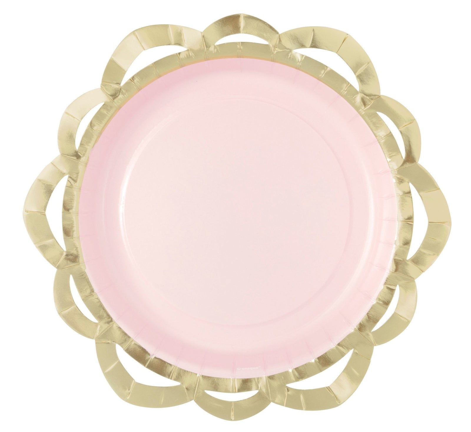 Pink & Gold Dessert Plates - Stesha Party