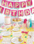 Pink Happy Birthday Fringe Banner - Stesha Party