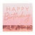 Pink Happy Birthday Fringe Napkins - Stesha Party